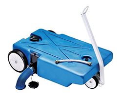 Picture of Barker Mfg 25895 4-Wheeler Tote Tank 25 Gallon RV Waste Water Tank