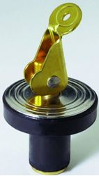 Picture of Attwood Marine 7533A7 Brass Livewell Drain Plug with Snap Handle