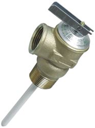 Picture of Camco 10473 Temperature and Pressure Relief Valve 3/4 Inch 150 PSI with 4 Inch Probe