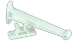 Picture of JR Race Car 10374 JR Products C-Clip Style Door Holder - Plastic, 5-1/2" Polar White