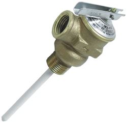 Picture of Camco 10423 Temperature and Pressure Relief Valve 1/2" NPT 4" Probe