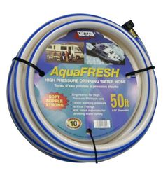 Picture of Valterra W01-6600 AquaFresh 5/8" x 50' Drinking Water Hose White