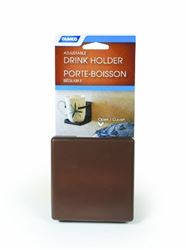Picture of Camco 44043 Adjustable Drink Holder for RV, Car, Boat - Brown