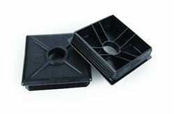 Picture of Camco 40303 RV Bumper Caps with Vent Holes - Black, 2-Pack