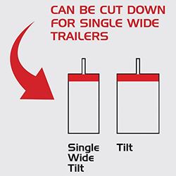 Picture of Caliber Products 13401 Salt Guard Shield for Snowmobile & ATV Trailers