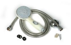 Picture of Camco 43715 RV Shower Head Kit Off-White with Hose Mount Hardware