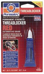Picture of Permatex 19962 Permanent Strength Red Threadlocker 6ml