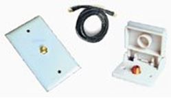 Picture of RV Designer T201 TV Cable Hook Up Installation Kit White