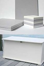 Picture of Teak Isle 2427BK34 King Starboard 24" x 27" x 3/4" Black