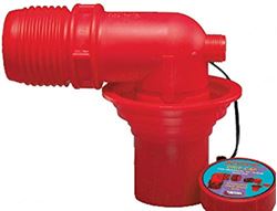 Picture of Valterra F02-3103 EZ Coupler 90° RV Sewer Hose Adapter Red