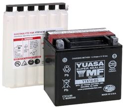 Picture of Yuasa YUAM3RH4S YTX14-BS Maintenance Free AGM Battery 12V 12Ah