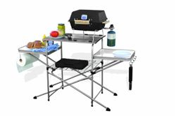 Picture of Camco 57293 Deluxe Grilling Table for RV Camping and Outdoor Cooking