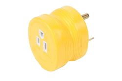 Picture of Camco 55233 30 Amp Male to 15 Amp Female RV Power Adapter 125V