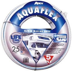 Picture of Teknor Apex 750325 AquaFlex White Potable Water Hose 1/2" x 25'