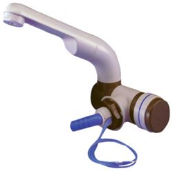 Picture of Shurflo 9400910 12V Water Faucet with Switch White ABS Plastic