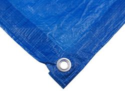 Picture of Kotap TRA0810 Blue Poly Tarp 8' x 10' Waterproof Rip Stop