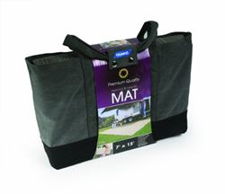 Picture of Camco 42812 Awning Leisure Mat, 7ft X 15ft, Gray W/canvas Bag