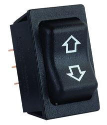 Picture of JR Race Car 12295 JR Products 12295 Black High Current Single RV Slide Out Switch with Bezel