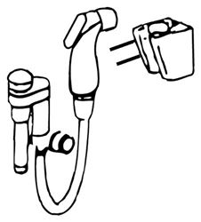 Picture of Sealand 385319054 Vacuum Breaker With Hand Spray