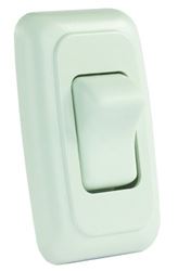 Picture of JR Race Car 12005 Jr Products 12005 White Single Spst On-Off Switch With Bezel