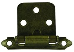Picture of JR Race Car 70585 JR Products Self-Closing Flush Mount Hinge, Antique Brass