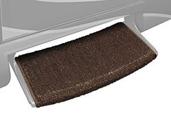 Picture of Prest-O-Fit 2-0203 Wraparound Radius RV Step Rug Espresso Brown 22 Inch Wide