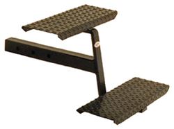 Picture of Brophy Prod RHS2 Receiver Hitch Step 2-Step Black Powder Coated