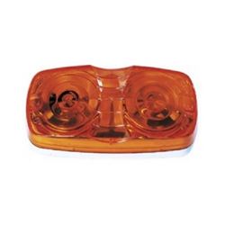 Picture of Peterson Fluid V138A Peterson V138A Clearance Light Two Bulb Amber