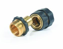 Picture of Camco 20135 Brass Quick Hose Connect with Automatic Shut-Off Valve