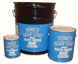 Picture of Heng's 45032 Alkyd Fibered Roof Coating White Quart