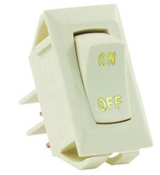 Picture of JR Race Car 12615 Jr Products 12615 Ivory Spst Labeled On/off Switch