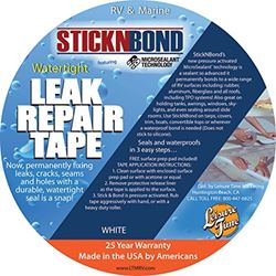 Picture of Leisuretime Products 60018 White UV Patch Roll 4" x 37' RV Roof Repair Tape