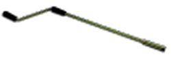 Picture of AP 014-119226 Standard Landing Gear and Slide-Out Crank Handle
