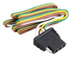 Picture of Attwood Marine 7663-5 Attwood Wiring Harness/Connector 4-Way Flat, 18" Plug and 48" Socket