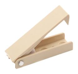 Picture of RV Designer E206 RV Designer Collection E206 Baggage Door Catch White Colour Squared Pair