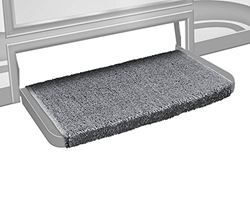 Picture of Prest-O-Fit 2-1073 Wraparound Plus RV Step Rug Stone Gray 20 Inch