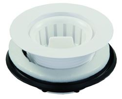 Picture of JR Race Car 95015 Jr Products 95015 White Plastic Strainer With Threaded Basket
