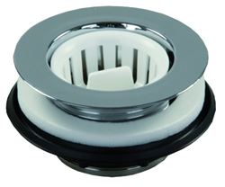Picture of JR Race Car 95035 Jr Products 95035 Chrome Plastic Strainer With Threaded Basket