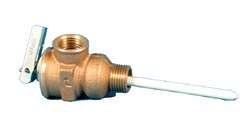 Picture of Camco 10471 T&P Relief Valve 3/4" with 4" Probe 150 PSI