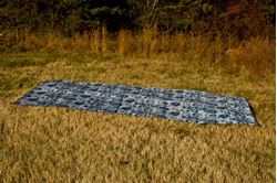 Picture of Camco 42841  Open Air Outdoor Mat 8' x 16', Blue Swirl