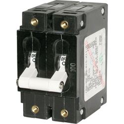 Picture of Blue Sea Systems 7365 C-Series Double Pole Circuit Breaker 30A White