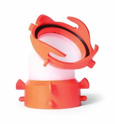 Picture of Camco 39842 Rhinoflex 45 Degree Swivel Fitting, Translucent