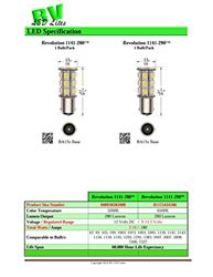 Picture of AP 016-1141-280 Starlights 1141 Single Pole LED Replacement Bulb 280 Lumens