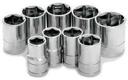 Picture of Performance Tool W32002 9PC 1/2" DR SAE SOCKET SET