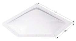 Picture of ICON 01867 Neo-Angle RV Skylight 24x12 White NSL2412W