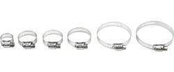 Picture of Helix Racing Products 111-6244 Stainless Steel Worm Drive Hose Clamps 58-83mm (Pack of 10)