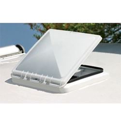Picture of Camco 40153 RV Roof Vent Cover for Jensen Metal Base FT94 and Up, White