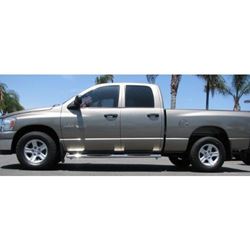 Picture of TrailFX A7005B 5 Inch Oval Nerf Bars Powder Coated Black Steel Side Steps