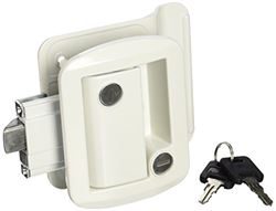Picture of AP 013571 White Global Travel Trailer Entrance Door Lock Set with Keys