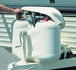 Picture of Adco Products 2114 Adco 2114 White Rv Propane Tank Cover